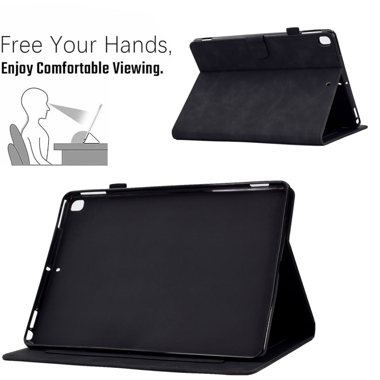 Embossed Smile Flip Tablet Leather Smart Case, For iPad 10.2 / Air 10.5 2019, For iPad Air 2022 / 2020 10.9, For iPad mini 2024 / mini 6, For iPad 9.7 2018&2017 / Air 2 / Air