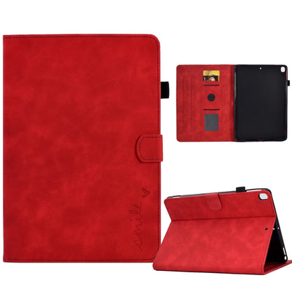Embossed Smile Flip Tablet Leather Smart Case, For iPad 10.2 / Air 10.5 2019, For iPad Air 2022 / 2020 10.9, For iPad mini 2024 / mini 6, For iPad 9.7 2018&2017 / Air 2 / Air