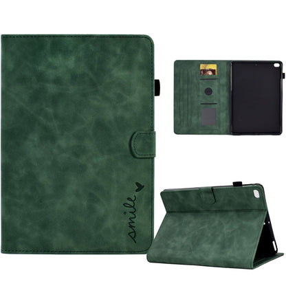 Embossed Smile Flip Tablet Leather Smart Case, For iPad 10.2 / Air 10.5 2019, For iPad Air 2022 / 2020 10.9, For iPad mini 2024 / mini 6, For iPad 9.7 2018&2017 / Air 2 / Air