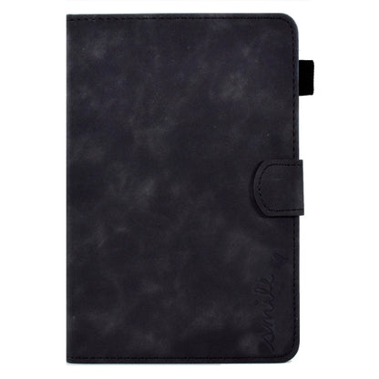 Embossed Smile Flip Tablet Leather Smart Case, For iPad mini 5/4/3/2/1