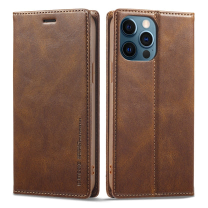 LC.IMEEKE RFID Anti-theft Leather Phone Case, For iPhone 14 Pro, For iPhone 14 Pro Max, For iPhone 12 Pro/12, For iPhone 12 Pro Max, For Samsung Galaxy A53 5G