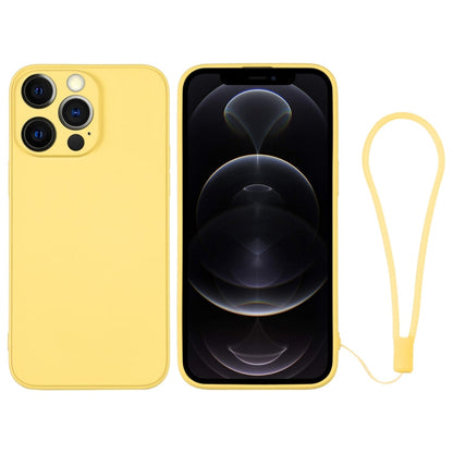Silicone Phone Case with Wrist Strap, For iPhone 12 Pro, For iPhone 12 Pro Max
