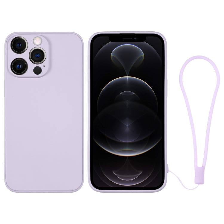 Silicone Phone Case with Wrist Strap, For iPhone 12 Pro, For iPhone 12 Pro Max