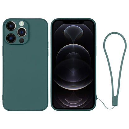 Silicone Phone Case with Wrist Strap, For iPhone 12 Pro, For iPhone 12 Pro Max