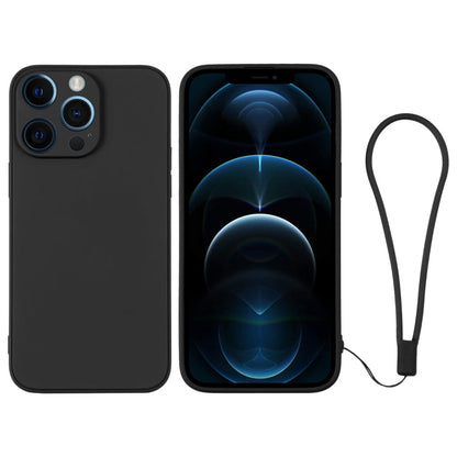 Silicone Phone Case with Wrist Strap, For iPhone 12 Pro, For iPhone 12 Pro Max