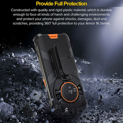 Ulefone Back Clip Phone Case with Carabiner, For Ulefone Power Armor 16 Pro / Power Armor 16S