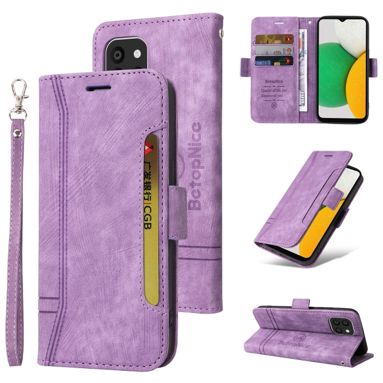 BETOPNICE Dual-side Buckle Leather Phone Case, For Samsung Galaxy A03 164mm, For Samsung Galaxy A03s 166mm, For Samsung Galaxy A03 166mm, For Samsung Galaxy A12 5G / 4G