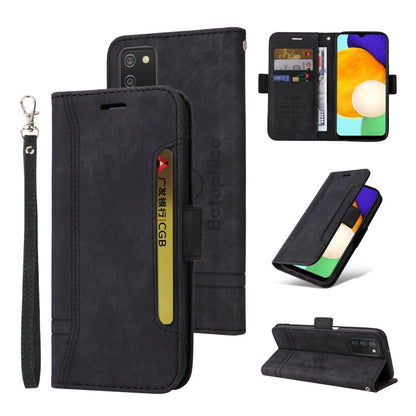 BETOPNICE Dual-side Buckle Leather Phone Case, For Samsung Galaxy A03 164mm, For Samsung Galaxy A03s 166mm, For Samsung Galaxy A03 166mm, For Samsung Galaxy A12 5G / 4G