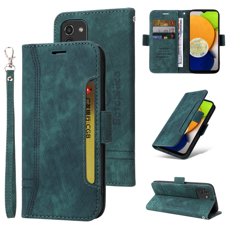 BETOPNICE Dual-side Buckle Leather Phone Case, For Samsung Galaxy A03 164mm, For Samsung Galaxy A03s 166mm, For Samsung Galaxy A03 166mm, For Samsung Galaxy A12 5G / 4G