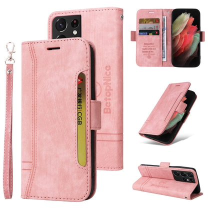 BETOPNICE Dual-side Buckle Leather Phone Case, For Samsung Galaxy S21 Ultra 5G, For Samsung Galaxy S22 5G, For Samsung Galaxy S22+ 5G, For Samsung Galaxy S22 Ultra 5G