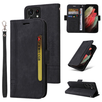BETOPNICE Dual-side Buckle Leather Phone Case, For Samsung Galaxy S21 Ultra 5G, For Samsung Galaxy S22 5G, For Samsung Galaxy S22+ 5G, For Samsung Galaxy S22 Ultra 5G