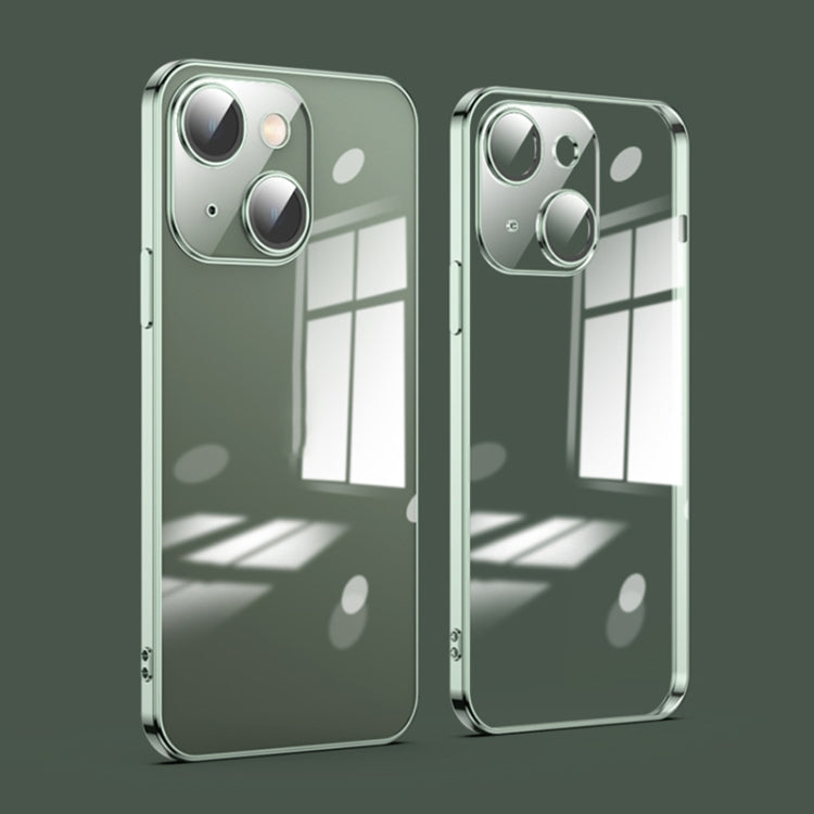 Dustproof Glass Lens Protection Electroplating Phone Case, For iPhone 14, For iPhone 14 Plus
