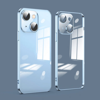 Dustproof Glass Lens Protection Electroplating Phone Case, For iPhone 14, For iPhone 14 Plus