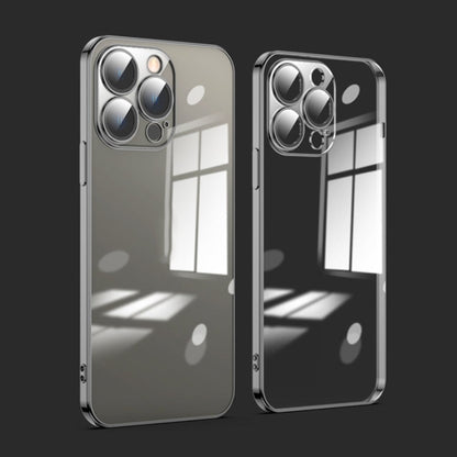 Dustproof Glass Lens Protection Electroplating Phone Case, For iPhone 13, For iPhone 13 Pro