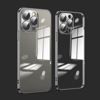 Dustproof Glass Lens Protection Electroplating Phone Case, For iPhone 12 Pro, For iPhone 12 Pro Max