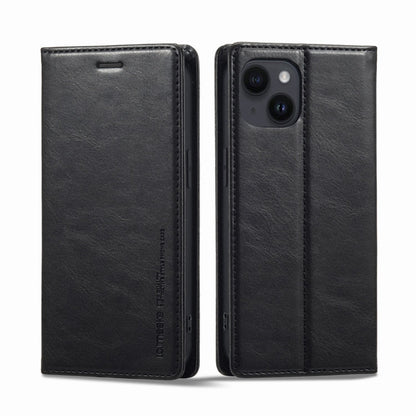 LC.IMEEKE RFID Anti-theft Leather Phone Case, For iPhone 13, For iPhone 13 Mini, For iPhone 14, For iPhone 14 Plus