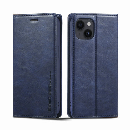 LC.IMEEKE RFID Anti-theft Leather Phone Case, For iPhone 13, For iPhone 13 Mini, For iPhone 14, For iPhone 14 Plus