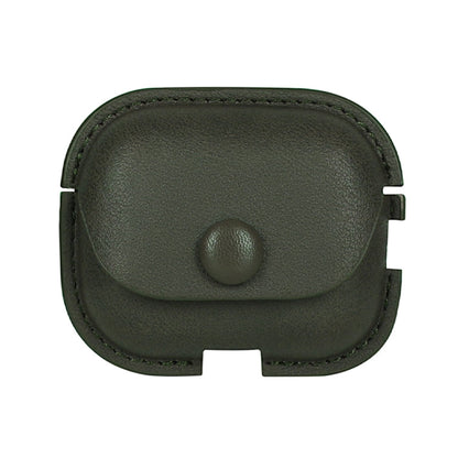 Litchi Texture PU Leather Earphone Protective Case with Hook, For AirPods Pro 2 with Hook