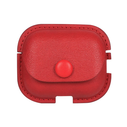 Litchi Texture PU Leather Earphone Protective Case with Hook, For AirPods Pro 2 with Hook