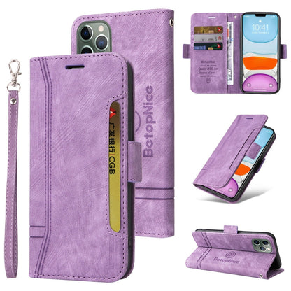 BETOPNICE Dual-side Buckle Leather Phone Case, For iPhone 12 mini, For iPhone 12 / 12 Pro, For iPhone 12 Pro Max, For iPhone 11