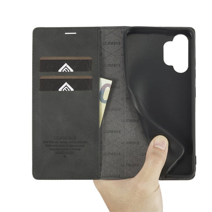 LC.IMEEKE Strong Magnetism Ultra-thin Matte Leather Case, For Samsung Galaxy A13 4G/5G