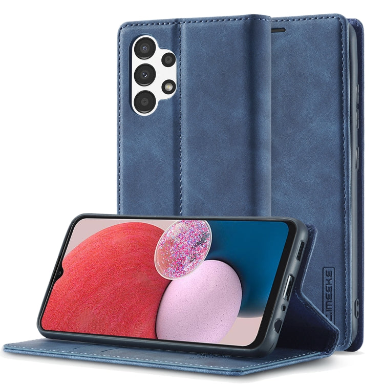 LC.IMEEKE Strong Magnetism Ultra-thin Matte Leather Case, For Samsung Galaxy A13 4G/5G