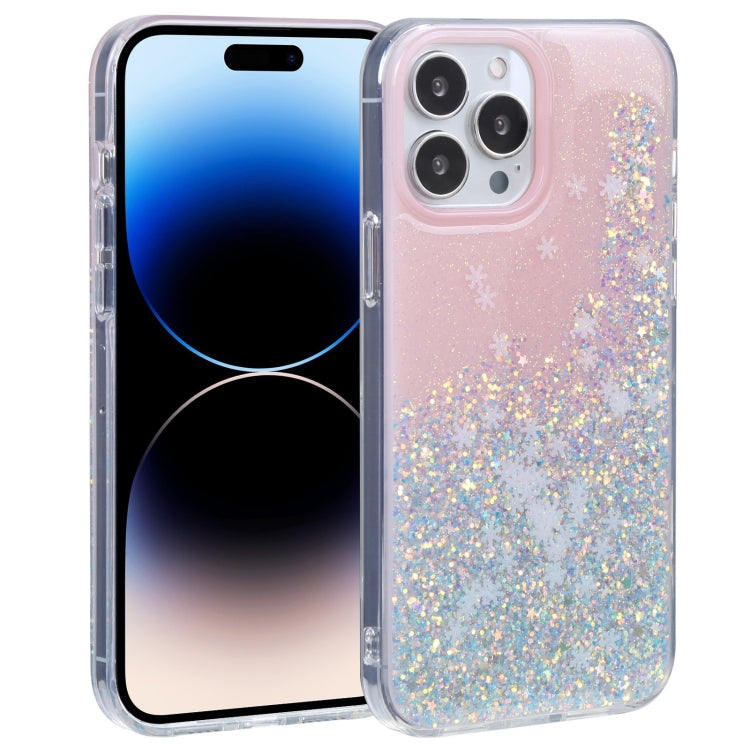 DFANS DESIGN Snowflake Starlight Shining Phone Case, For iPhone 14 Pro Max, For iPhone 14 Pro, For iPhone 14