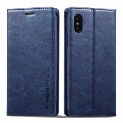 LC.IMEEKE RFID Anti-theft Leather Phone Case, For iPhone SE 2022 / SE 2020 / 8 / 7, For iPhone XS Max, For iPhone XS / X, For iPhone XR, For iPhone 8 Plus / 7 Plus, For Samsung Galaxy S21 5G