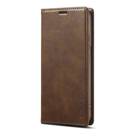 LC.IMEEKE RFID Anti-theft Leather Phone Case, For Samsung Galaxy S21+ 5G