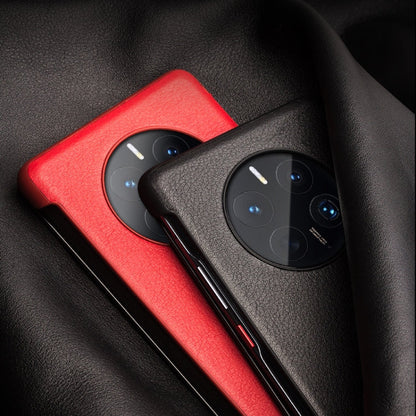 QIALINO Genuine Leather Side Window View Smart Phone Case, For Huawei Mate 50 Pro, For Huawei Mate 50, For Huawei P30, For Huawei P50, For Huawei P50 Pro