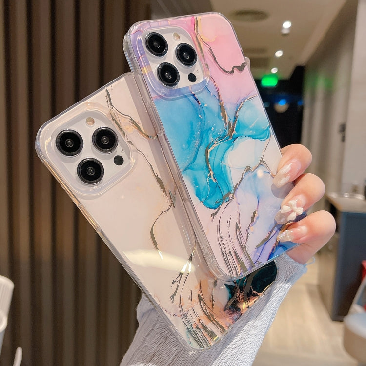 Coloured Glaze Marble Phone Case, For iPhone 14 Pro Max, For iPhone 13, For iPhone 13 Pro