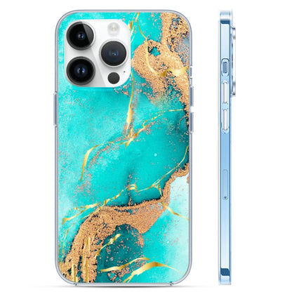 Coloured Glaze Marble Phone Case, For iPhone 14 Pro Max, For iPhone 13, For iPhone 13 Pro