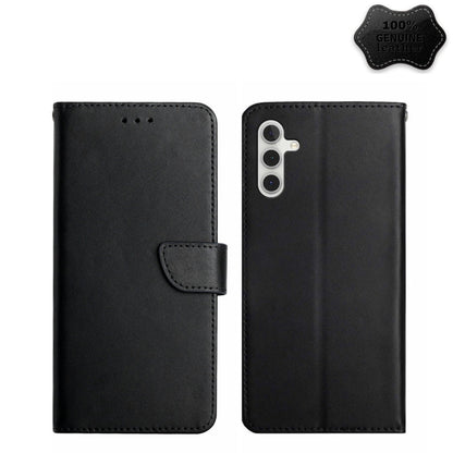 Genuine Leather Fingerprint-proof Flip Phone Case, For Samsung Galaxy A04 4G, For Samsung Galaxy A04s, For Samsung Galaxy A23 5G JP Version, For Samsung Galaxy A23e/A23s, For Sony Xperia 5 IV, For vivo X80 Lite/V25 5G, For Honor 70 Pro/70 Pro+         ...