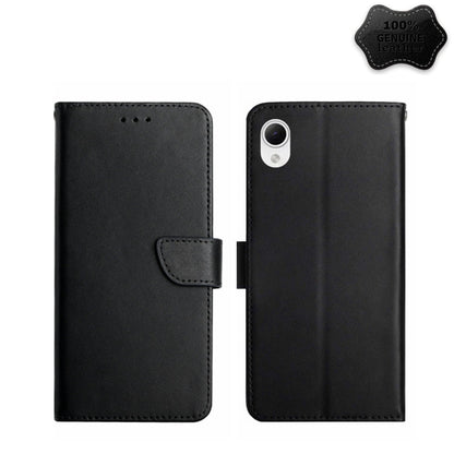 Genuine Leather Fingerprint-proof Flip Phone Case, For Samsung Galaxy A04 4G, For Samsung Galaxy A04s, For Samsung Galaxy A23 5G JP Version, For Samsung Galaxy A23e/A23s, For Sony Xperia 5 IV, For vivo X80 Lite/V25 5G, For Honor 70 Pro/70 Pro+         ...