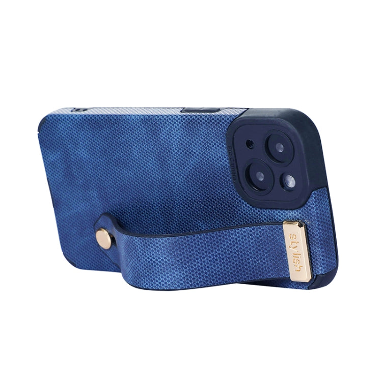 Wrist Strap TPU Leather Phone Case, For iPhone 14, For iPhone 14 Plus, For iPhone 14 Pro, For iPhone 14 Pro Max, For iPhone 13