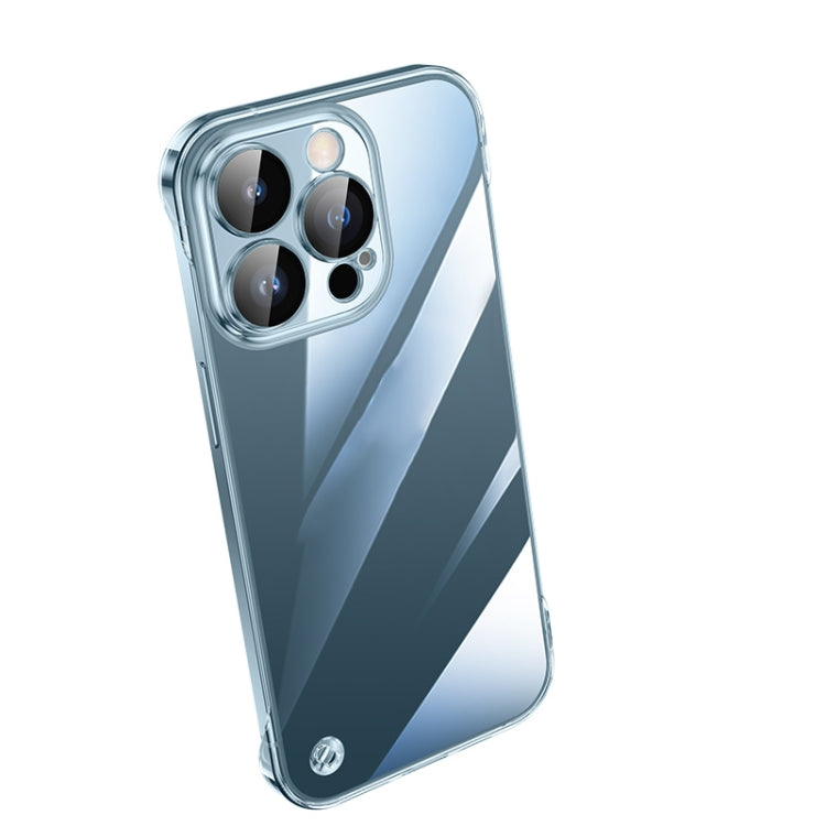 Electroplating Frameless Clear PC Phone Case, For iPhone 14 Pro Max, For iPhone 13, For iPhone 13 Pro