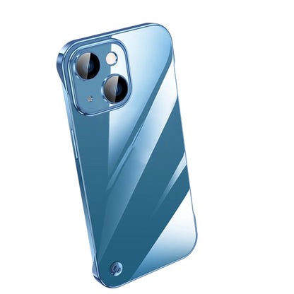 Electroplating Frameless Clear PC Phone Case, For iPhone 14 Pro Max, For iPhone 13, For iPhone 13 Pro