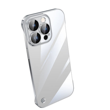 Electroplating Frameless Clear PC Phone Case, For iPhone 14 Pro Max, For iPhone 13, For iPhone 13 Pro