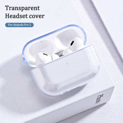 For AirPods Pro 2 Earphone Transparent TPU Protective Case, For AirPods Pro 2