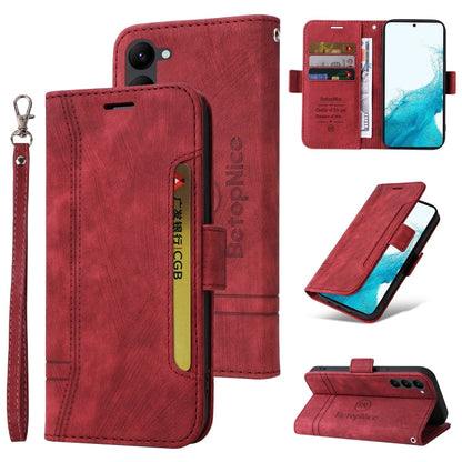 BETOPNICE Dual-side Buckle Leather Phone Case, For Samsung Galaxy A14 5G, For Honor X8 5G / X6, For Samsung Galaxy S23 5G, For OPPO A17