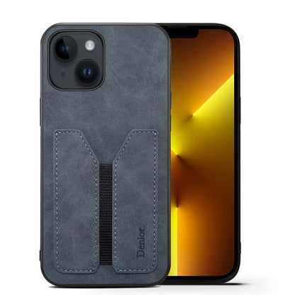 Denior DV Elastic Card PU Back Cover Phone Case, For iPhone 13 Pro, For iPhone 13 Pro Max, For iPhone 12 mini, For iPhone 12 / 12 Pro, For iPhone 12 Pro Max, For iPhone 11