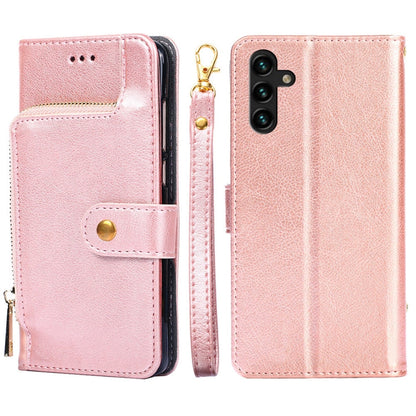 Zipper Bag Leather Phone Case, For vivo Y55 4G, For Samsung Galaxy A04s, For Sharp Aquos sense7 Plus, For Xiaomi Civi 2 5G, For Xiaomi Poco M5 4G