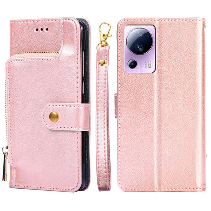 Zipper Bag Leather Phone Case, For vivo Y55 4G, For Samsung Galaxy A04s, For Sharp Aquos sense7 Plus, For Xiaomi Civi 2 5G, For Xiaomi Poco M5 4G