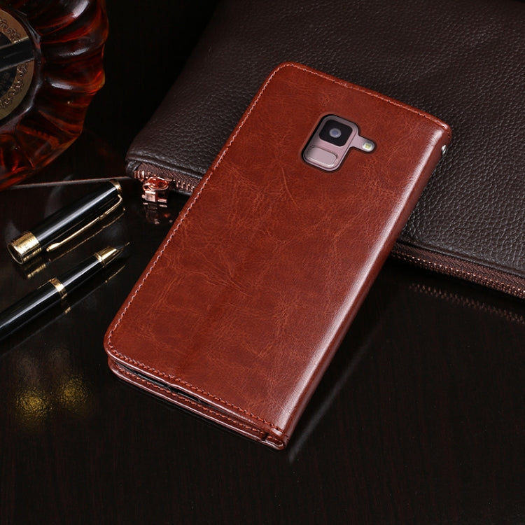 idewei Crazy Horse Texture Horizontal Flip Leather Case with Holder & Card Slots & Wallet, For Galaxy Feel 2, For Galaxy M21, For Vivo S6 5G