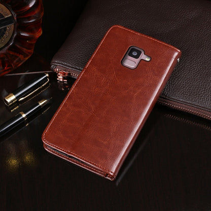 idewei Crazy Horse Texture Horizontal Flip Leather Case with Holder & Card Slots & Wallet, For Galaxy Feel 2, For Galaxy M21, For Vivo S6 5G