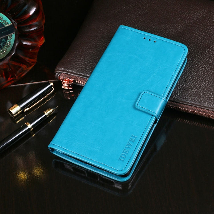 idewei Crazy Horse Texture Horizontal Flip Leather Case with Holder & Card Slots & Wallet, For Galaxy Feel 2, For Galaxy M21, For Vivo S6 5G