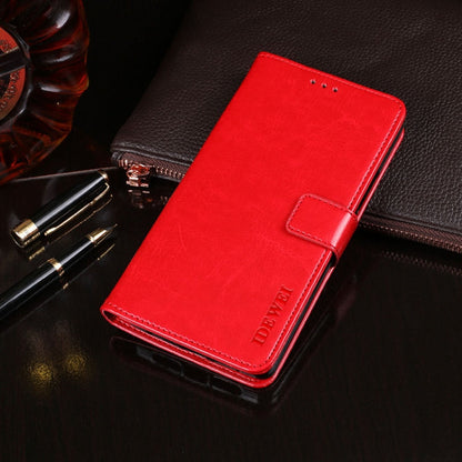 idewei Crazy Horse Texture Horizontal Flip Leather Case with Holder & Card Slots & Wallet, For Galaxy Feel 2, For Galaxy M21, For Vivo S6 5G