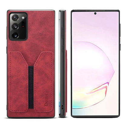 Denior DV Elastic Card PU Back Cover Phone Case, For Samsung Galaxy Note20, For Samsung Galaxy Note20 Ultra, For Samsung Galaxy S20, For Samsung Galaxy S20+, For Samsung Galaxy S20 Ultra, For Samsung Galaxy Note10