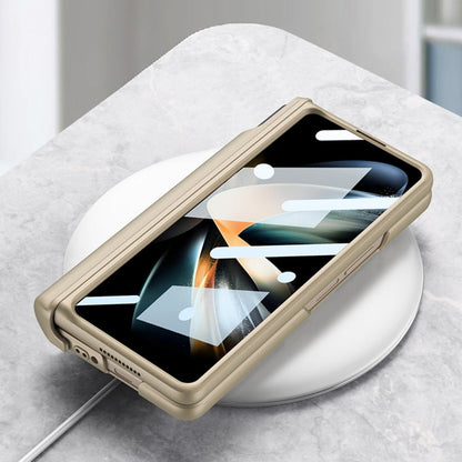 GKK Magnetic Fold Hinge Shockproof Phone Case with Wrist Strap, For Samsung Galaxy Z Fold4