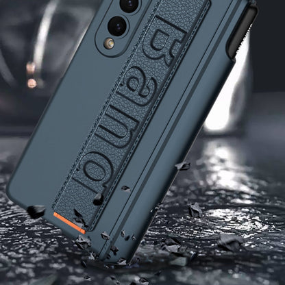 GKK Magnetic Fold Hinge Shockproof Phone Case with Wrist Strap, For Samsung Galaxy Z Fold4